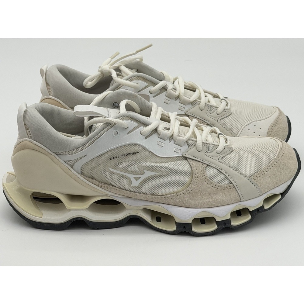 Mizuno Wave Prophecy Beta 2 Snow White Pristine D1GA235001 Size 10 No Box Lid